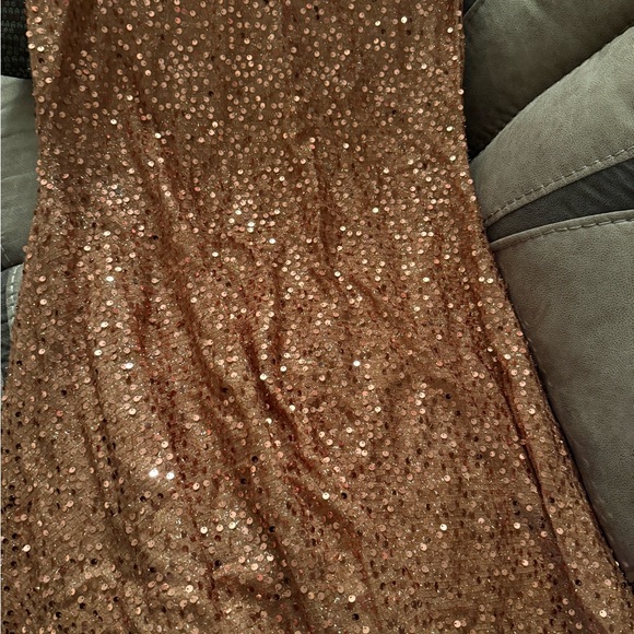 Sequin Maxi Dress in Bronze Sequin Maxi Dress in Bronze